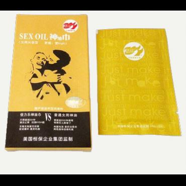 倍力樂SEX OIL催情助情濕巾(女用)